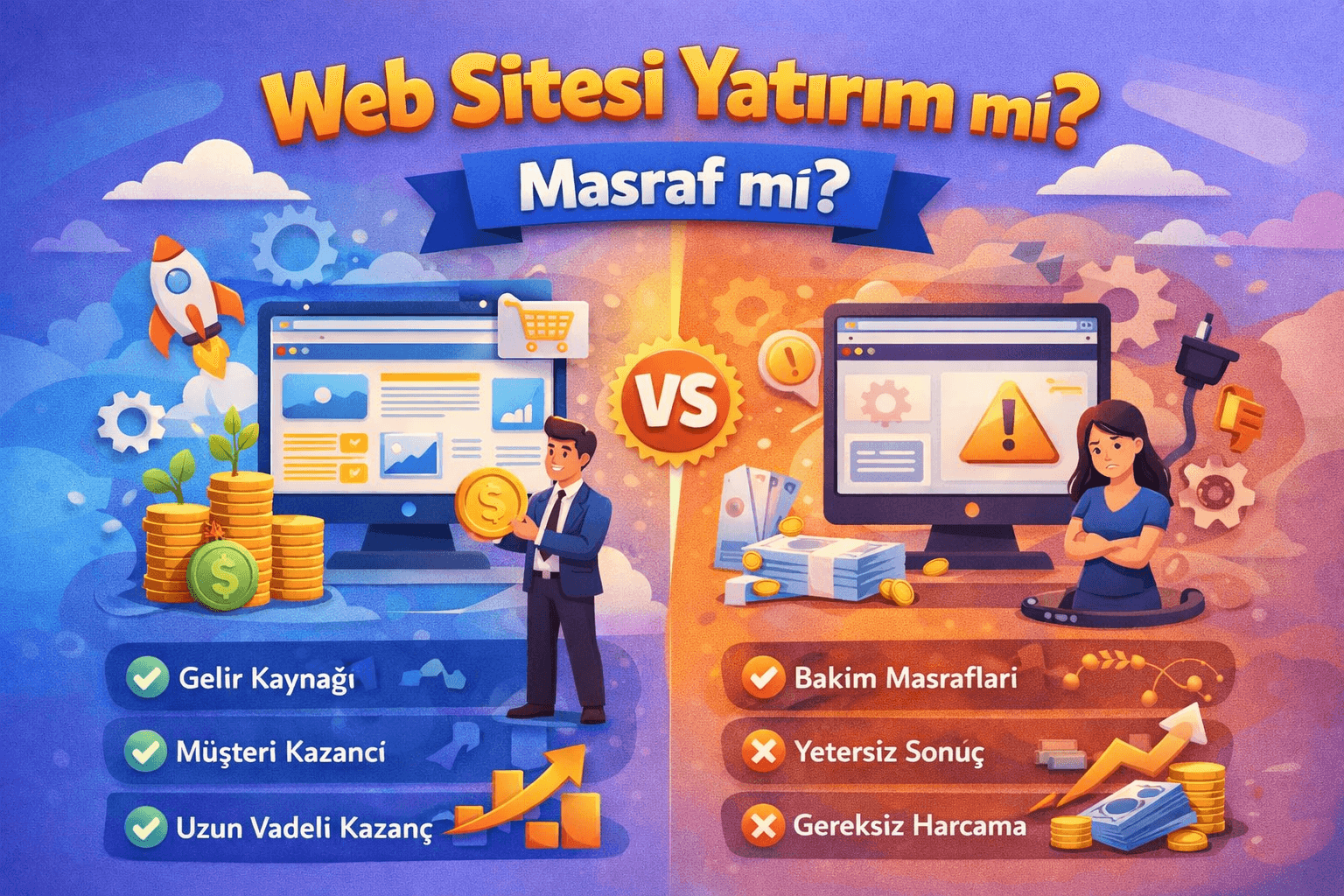 Web Sitesi Yatırım mı Masraf mı? (2026 Gerçek Cevap)