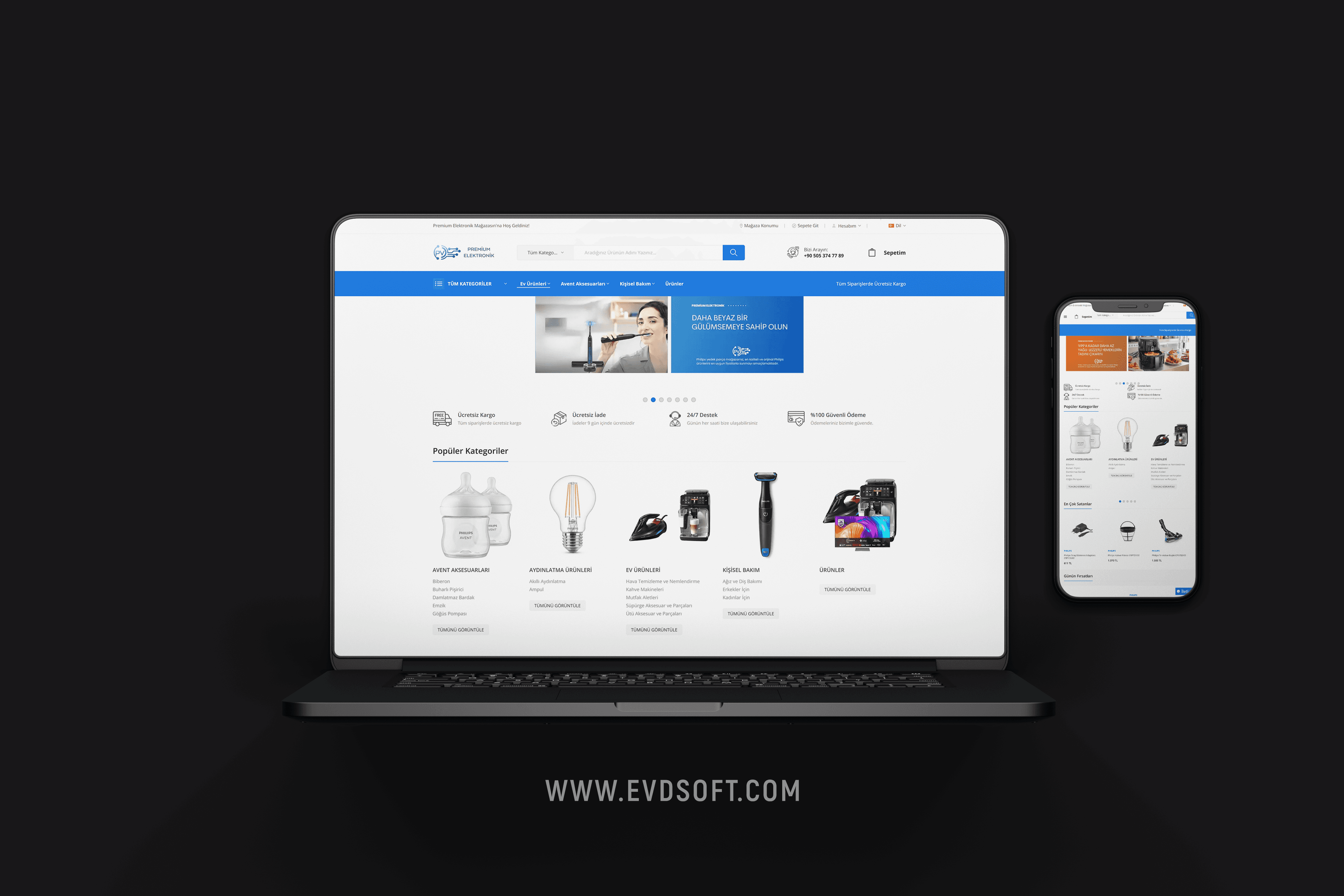 Philips Yedek Parça Mağazası - Opencart